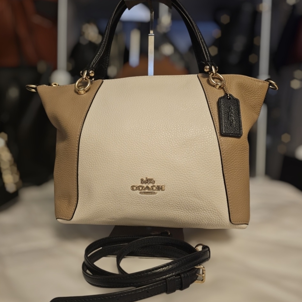 Coach Kacey Colorblock Satchel Crossbody Bag